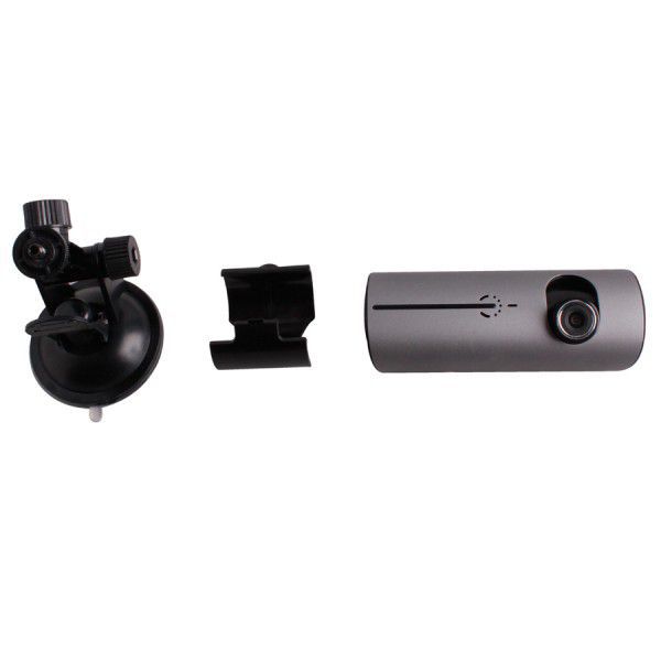 2,7 "140° caméra à double lentille Dash enregistreur de boîte noire DVR embarqué + enregistreur GPS