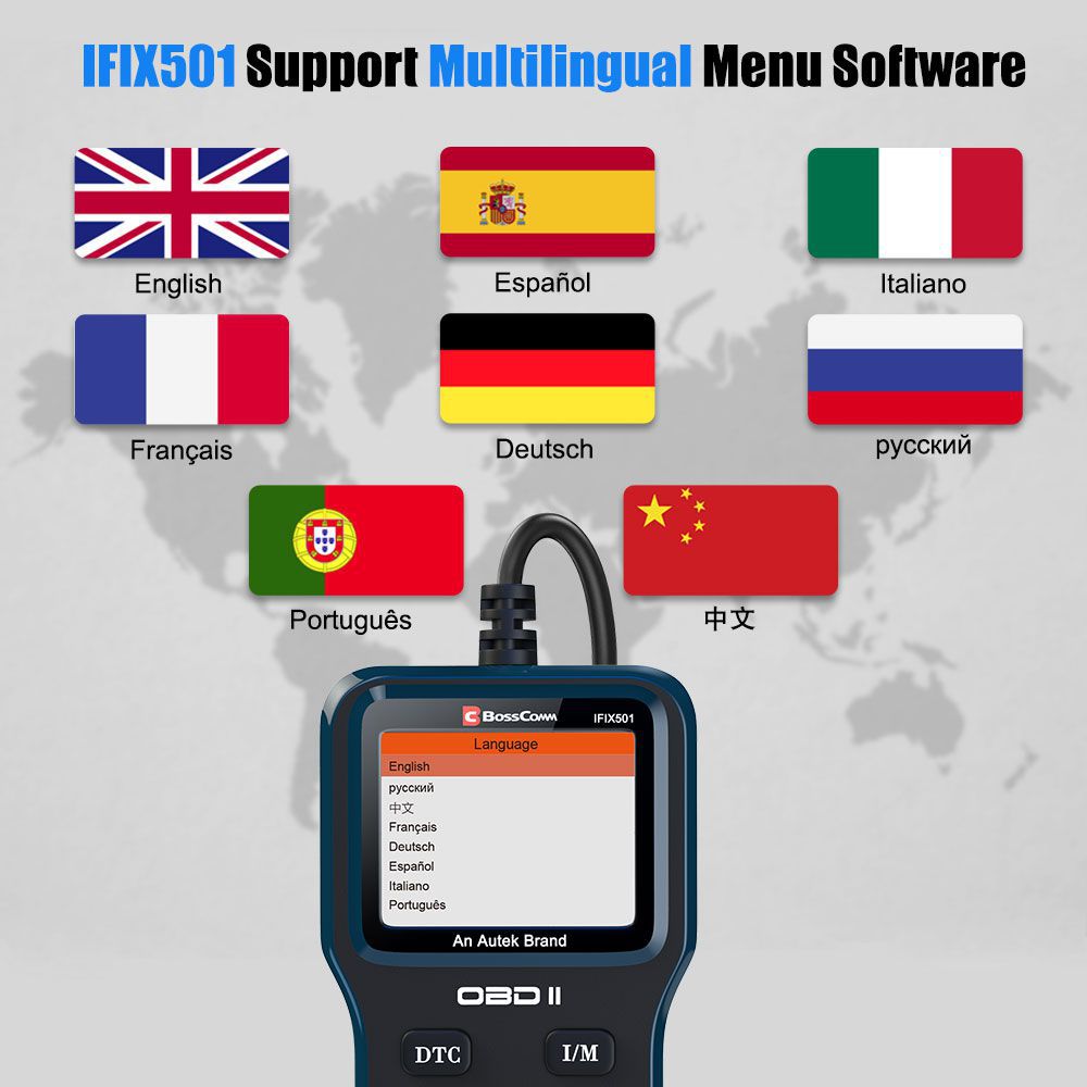 Autotek ifix501 OBD2 Automotive scanner Specialty code reader Engine Analyzer diagnostics Automotive Tools obd 2 Automotive diagnostics Tools