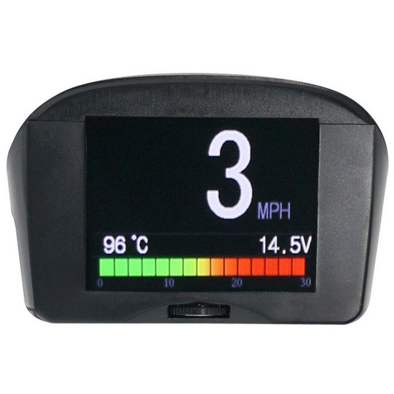 Autolx50 Multi - functional Vehicle obd Intelligent Digital Instrument + warning code Fault Code Water Temperature table digital Voltage display