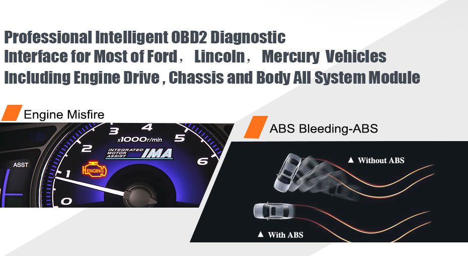 Ford EPB DPF ABS SRS Oil FD + obdi Multi - scanner Tool autophix 7710 