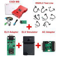 Cgdi Mb avec adaptateur complet, y compris ligne d'essai EIS / ELV + adaptateur ELv + simulateur ELv + adaptateur AC avec nouvelle Diode