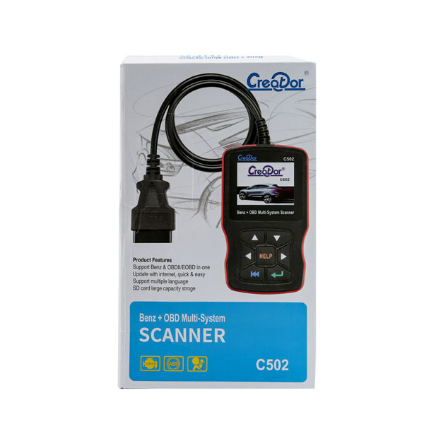 Creator c502 Mercedes and obdi / eobd Multi - system scanner v102 Online Update