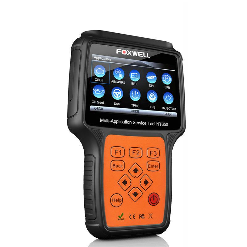 Fxwell nt650 OBD2 specialised Functional scanner support ABS airbag SAS EPB DPF Service Reset