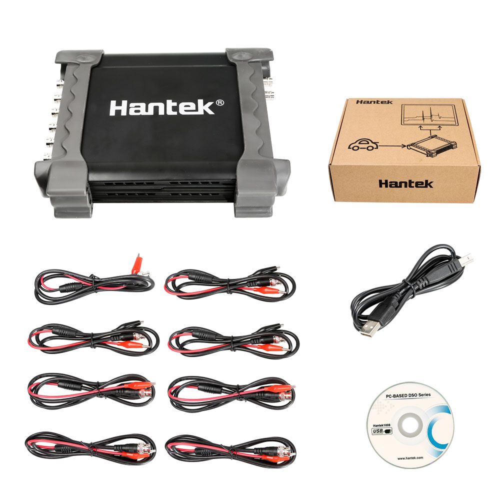 Hantek 1008A 8 canaux PC Oscilloscope / DAQ / 8CH Générateur