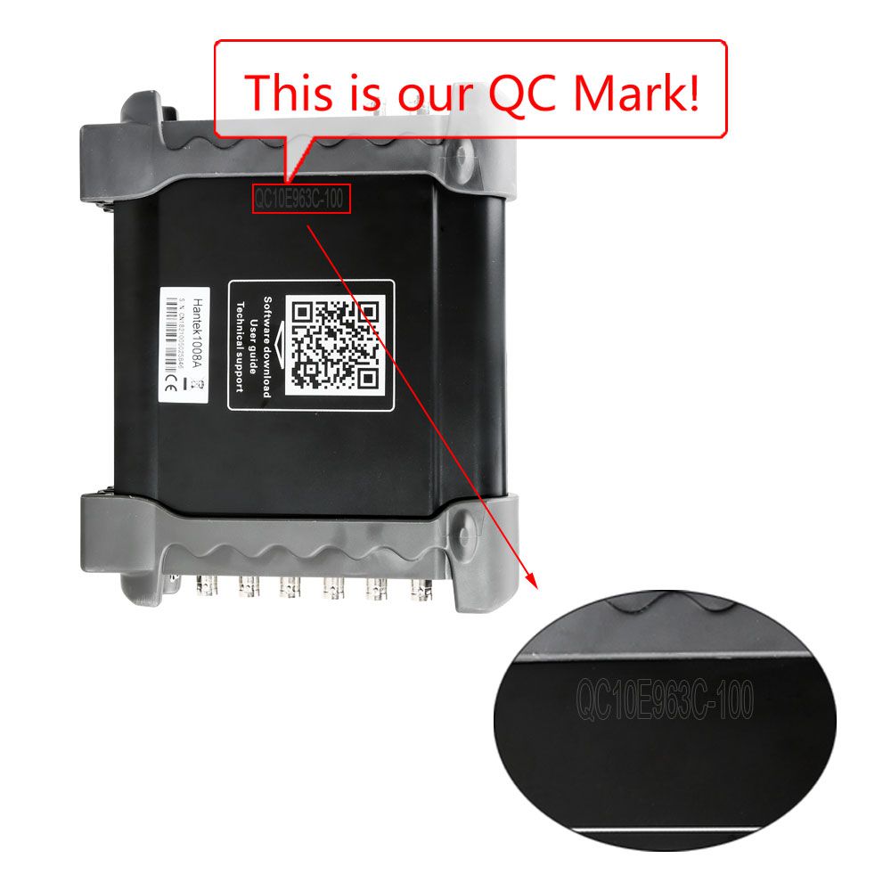 Hantek 1008A 8 canaux PC Oscilloscope / DAQ / 8CH Générateur