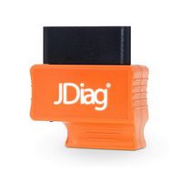 Jdiag Bluetooth OBD2 scanner code reader faslink m2 Professional Vehicle Diagnostic tool compatible iPhone and Android (orange)