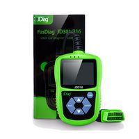Jdiag jd316 OBD2 scanner automobile dysfonctionned code reader diagnostic Scanning Tool (Green)