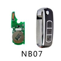KD-NB07 clé à distance pour programmeur clé à distance KD900 / KD900 + / URG200 pour Peugeot / Citroen / Buick / Honda / Renault / Opel 5pcs / lot