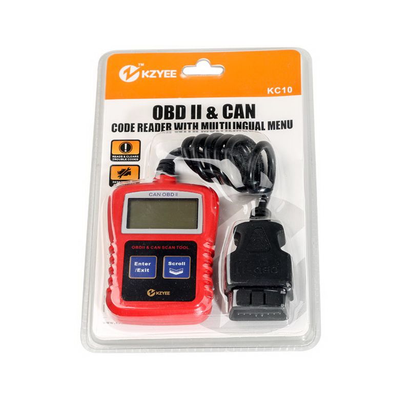 Kzyee kc10 obd II et can code reader General Classical Abdi Automotive code reader diagnostic Scanning Tool check Engine light