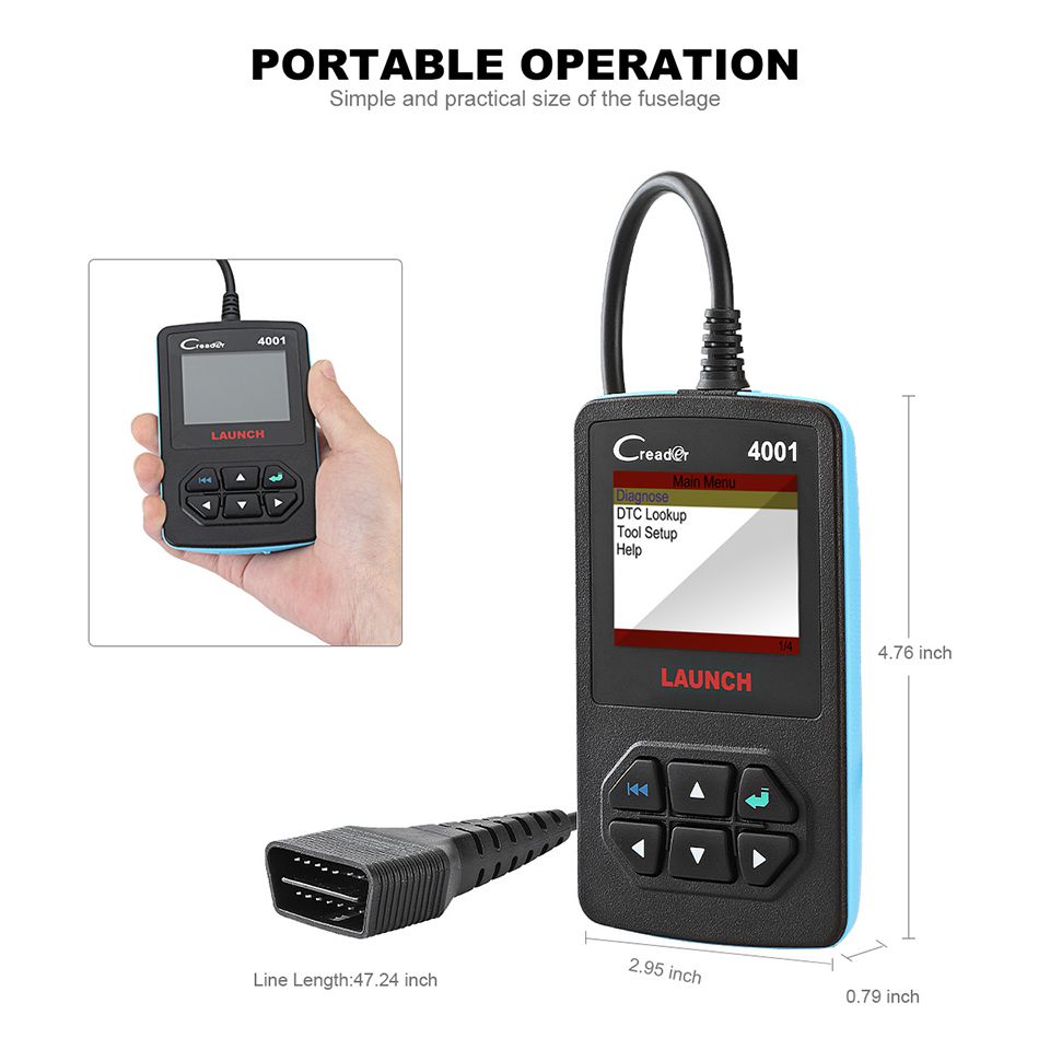 Transmission messager 4001 OBD2 reader diagnostic scanner