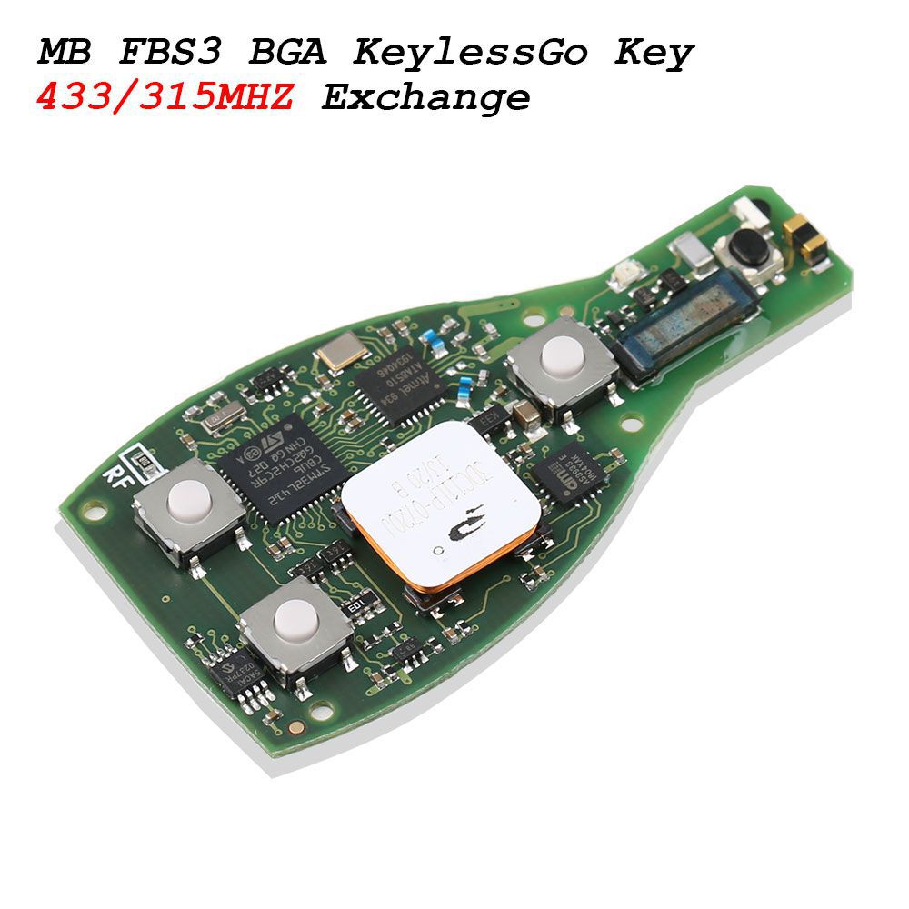 CG MB fbs3 BGA no Key SGO Key 315 / 433MHz for w204 w207 w212 w164 w166 w216 w221 w251