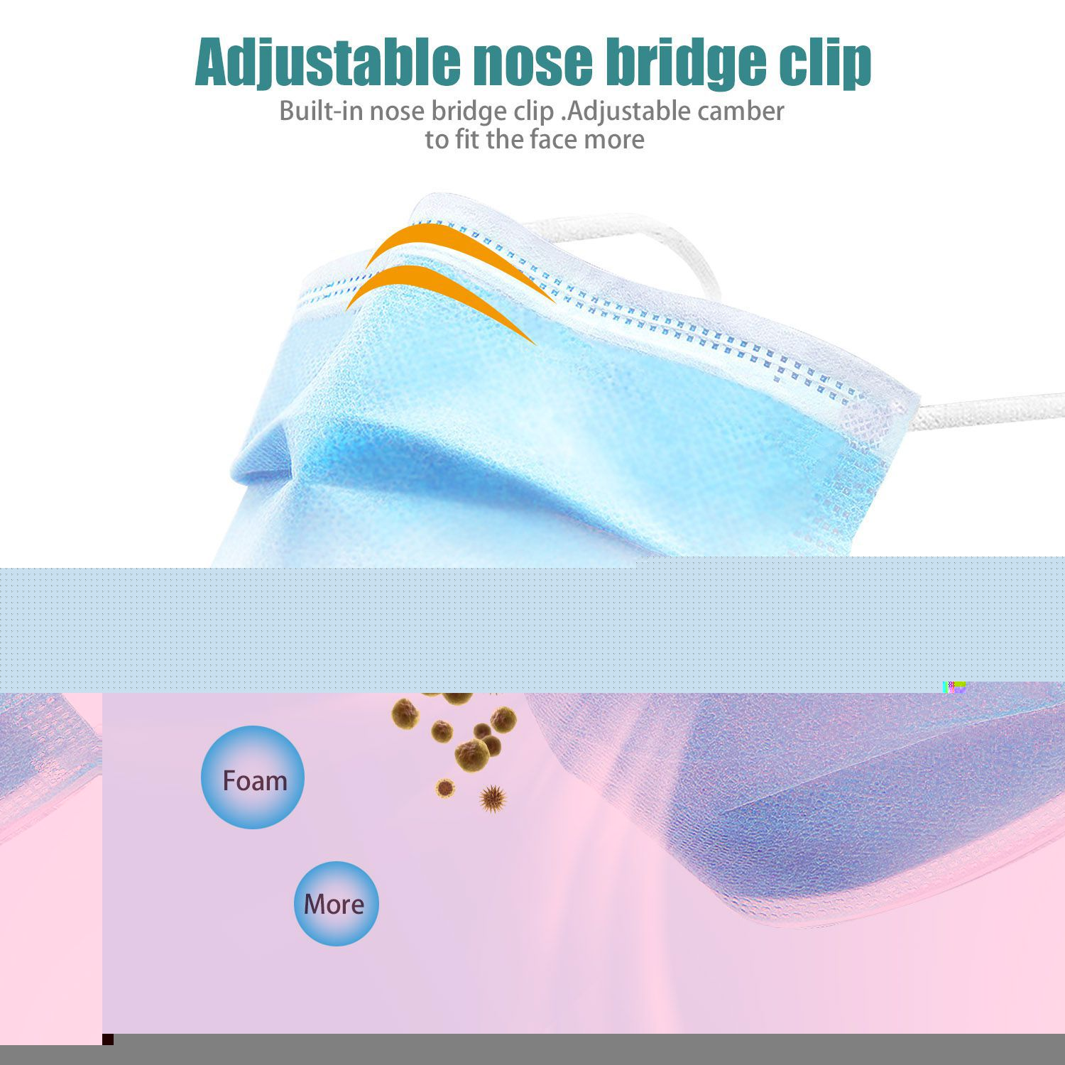 Masque jetable pour soins dentaires