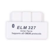 Ultra miniature elm327 Bluetooth OBD2 / obdi Elm 327 version 1.5 White Automatic diagnostic interface scanner