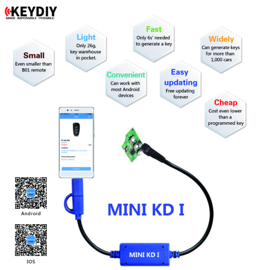 Mini KD Key dyy, fabricant de télécommande 2