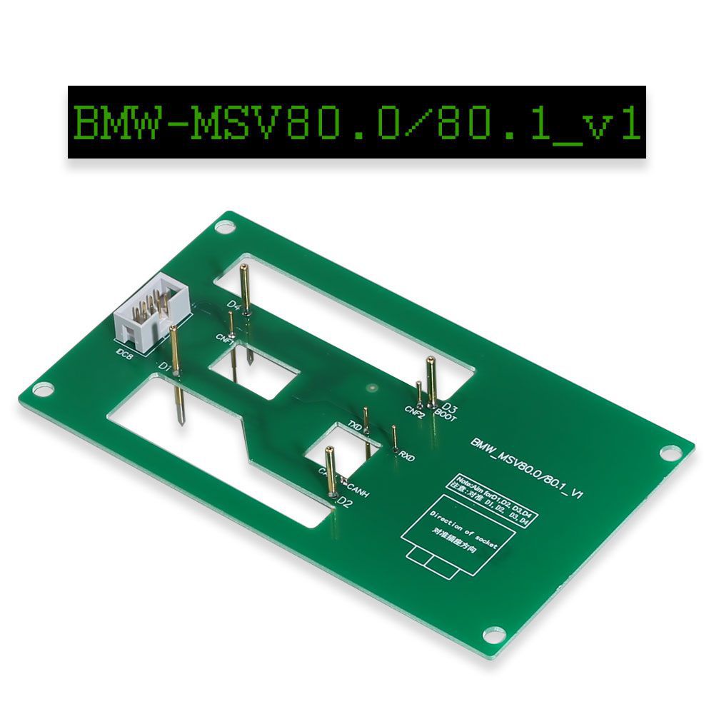 Msv80 isn carte d'interface intégrée lecture / écriture msv80 isn Yanhua Mini ACDP pièces optionnelles
