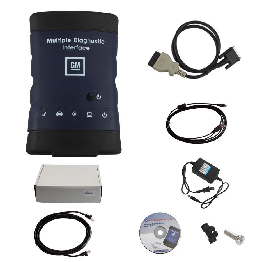 Dernière interface Multi - diagnostic GM MDI de haute qualité wifi avec DVD logiciel