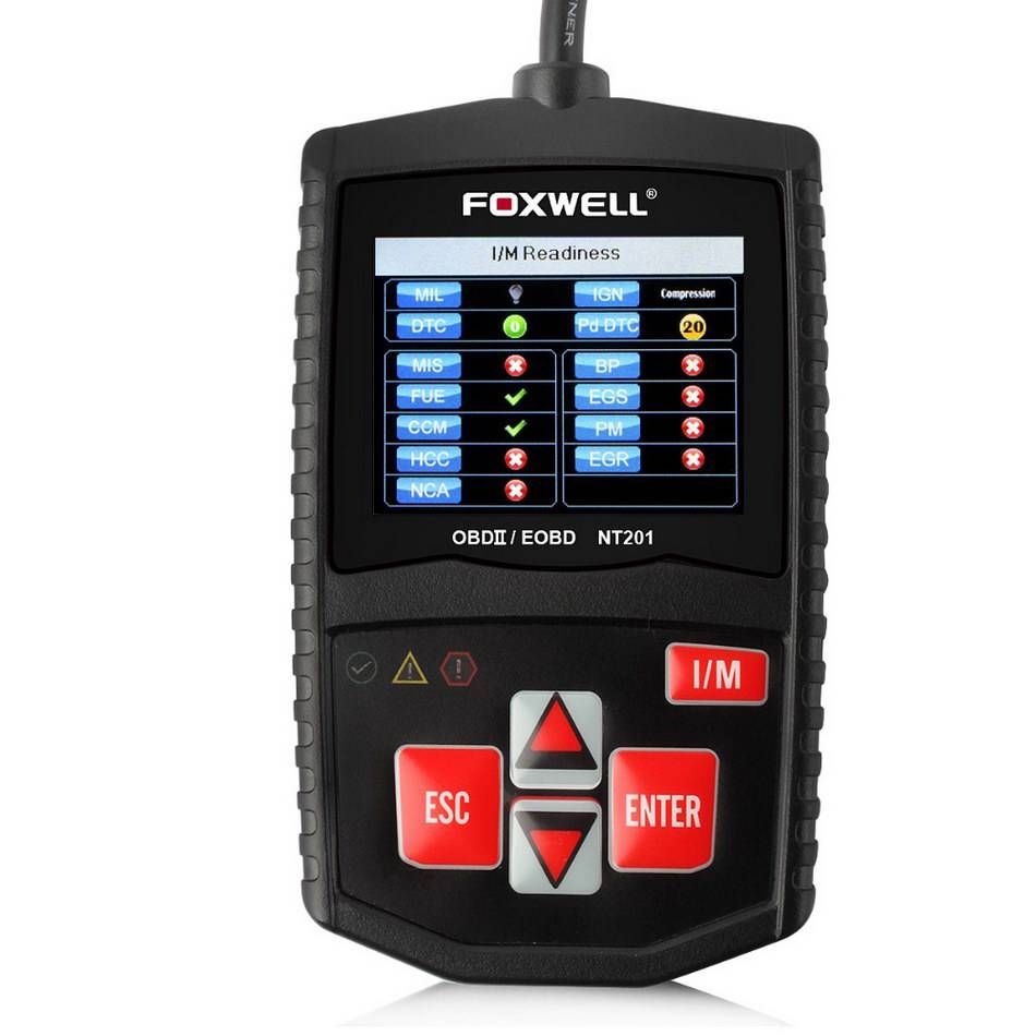 Original fxwell nt201 General OBD2 eobd can scanner