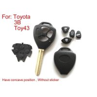 Toyota 5pcs / plut Remote Key Shell 3