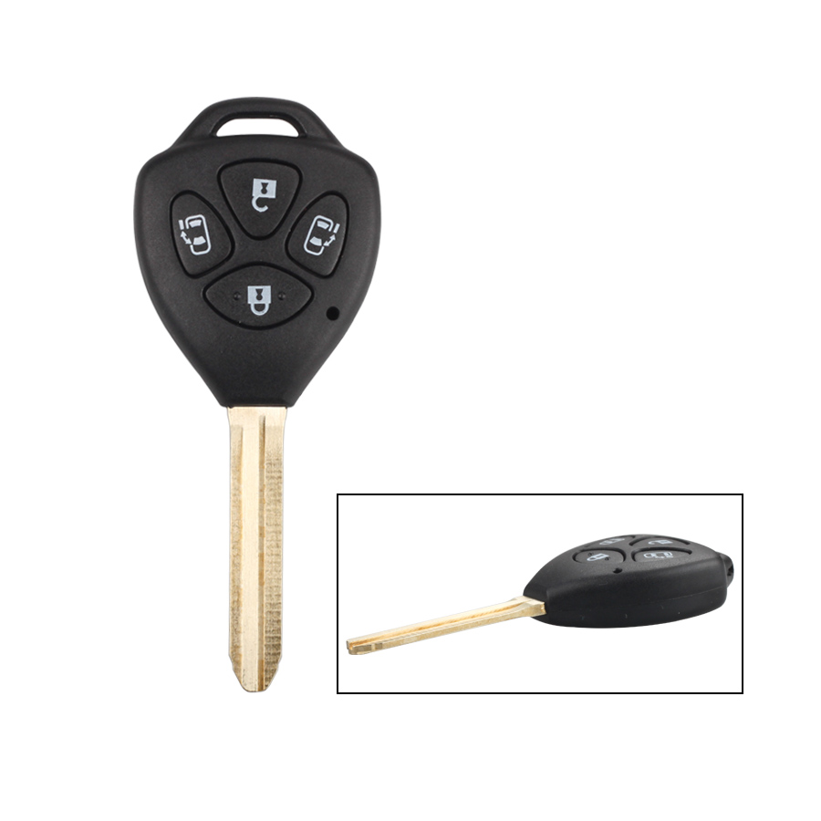 Toyota 5pcs / Plot Remote Key Box 4 button (sans autocollant de porte coulissante)