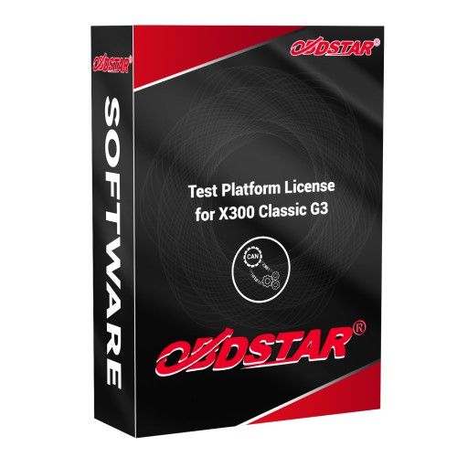 Autorisation de la fonction de la plateforme d'essai pour OBDSTAR X300 Classic G3
