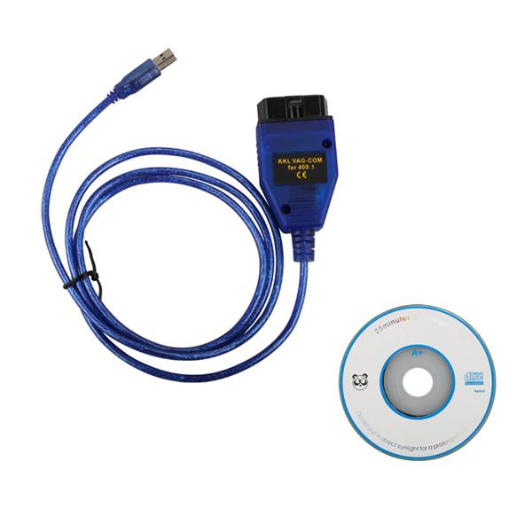 VCDS - Vag Com - 409 VAG KKL interface obdi - USB Automobile Diagnostic Cable, ODI / vw / Skoda / chaise puce ft32rl