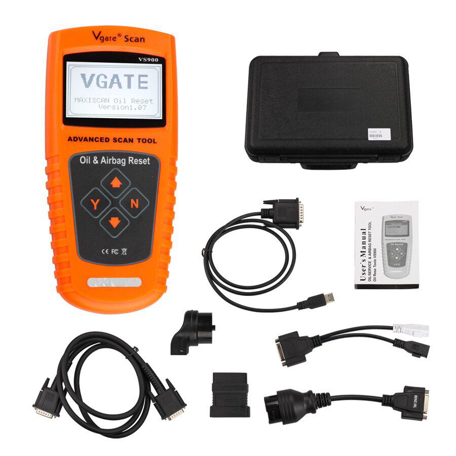 Vs900 - vgate Oil / Service and safe Airbag Reset Tool