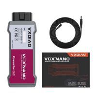 Vxdiag vcx Nano rvdiag pour Renault tous les outils de diagnostic système j2534 ECU codage et programmation OBD2 scanner