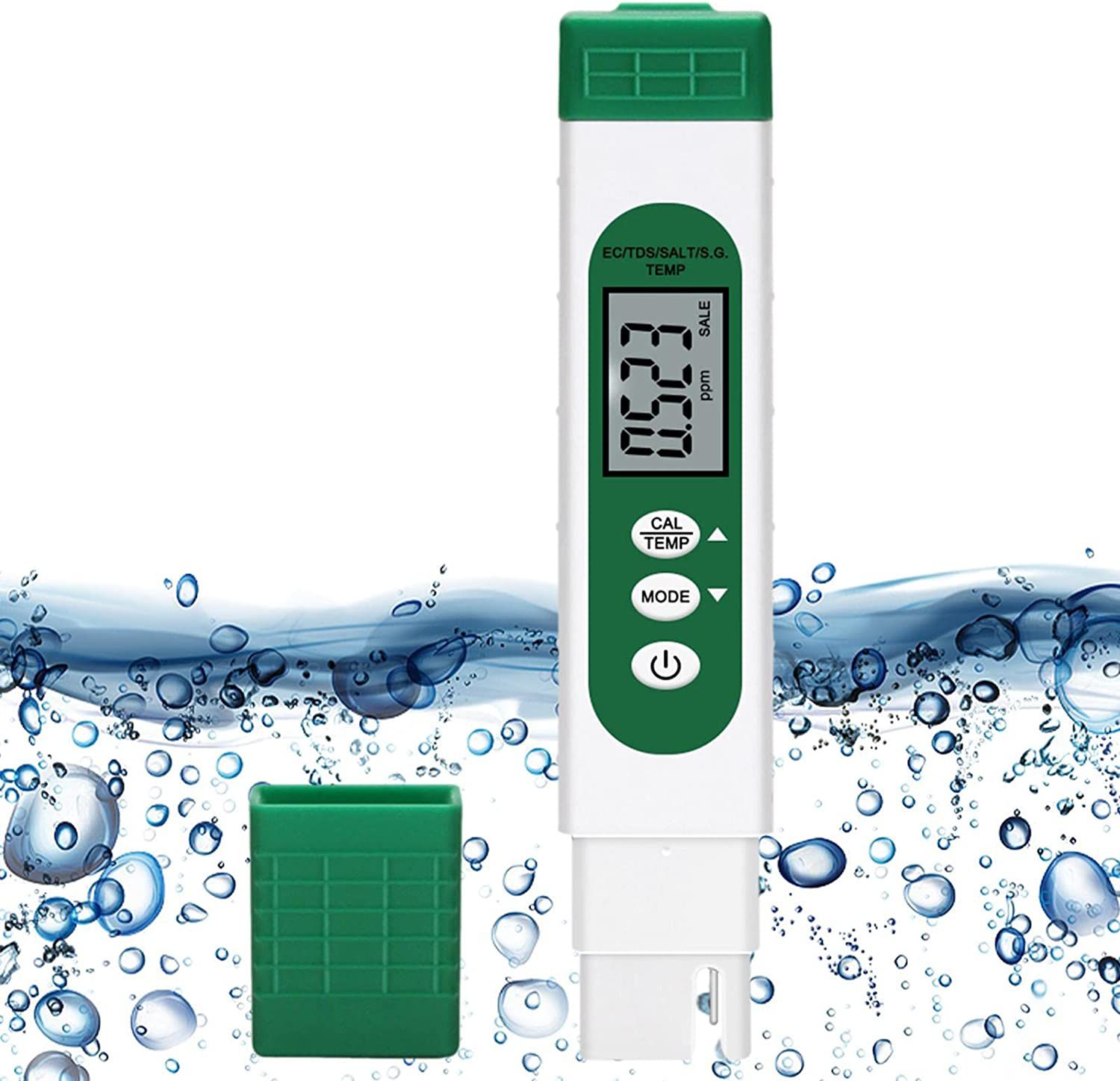 Testeur d'eau à affichage LCD testeur d'eau EC TDS thermomètre 5 - en - 1 multifonction testeur de pression d'eau de haute précision