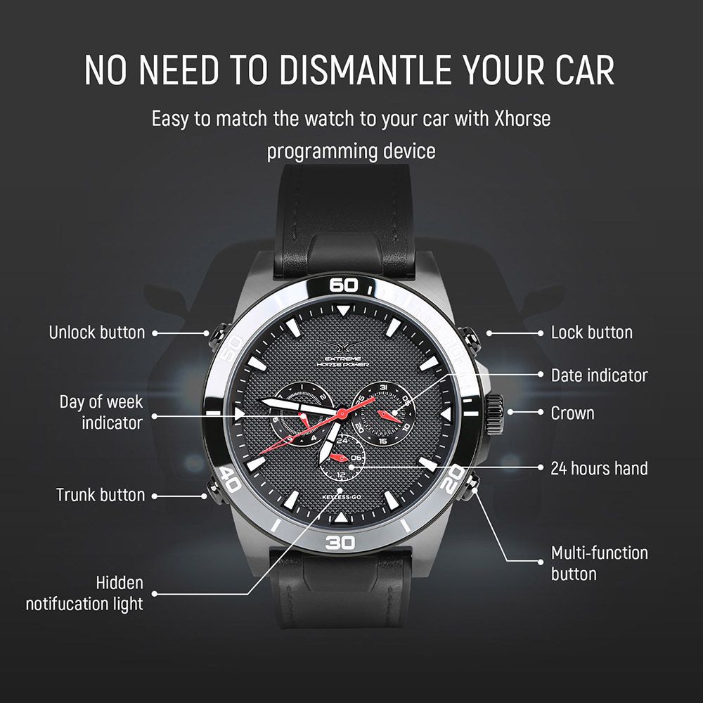 Xhorse SW - 007 Smart Watch Remote Key SGO Wearable Supercar key