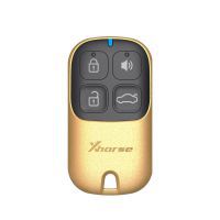 Xhorse xkxh02en Universal Remote Key 4 button Gold English vvdi Key Tool 5 PCS / Batch