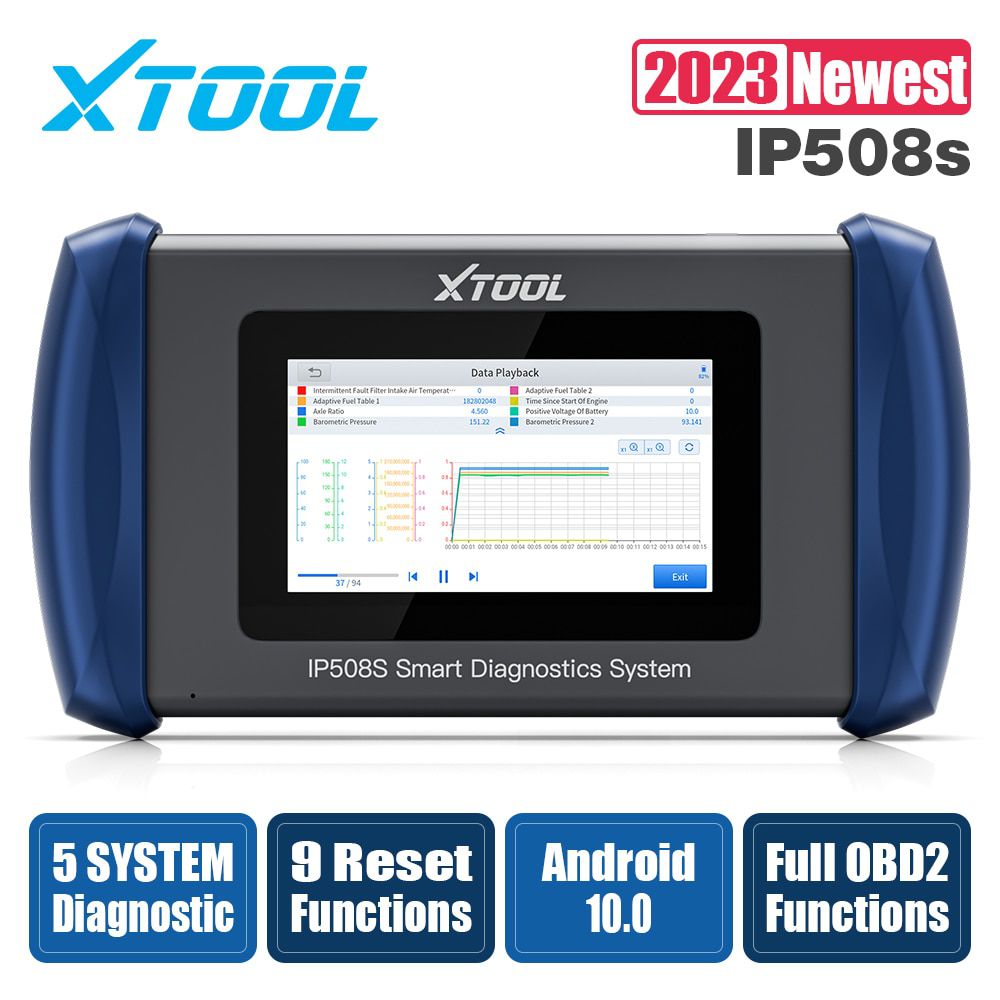 XTOOL InPlus IP508S OBD2 Diagnostic Tool Automotive ABS SRS Airbag Engine AT Code Reader Scanner Better 129E Online Update