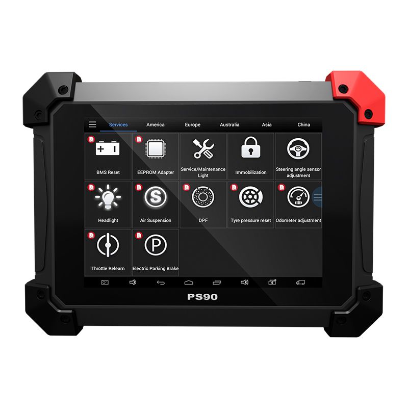 Xtoo machine ps90 automobile OBD2 auto diagnostics Tool and Key Programming / Critical length correction / EPS support multi - motor Wifi / BT