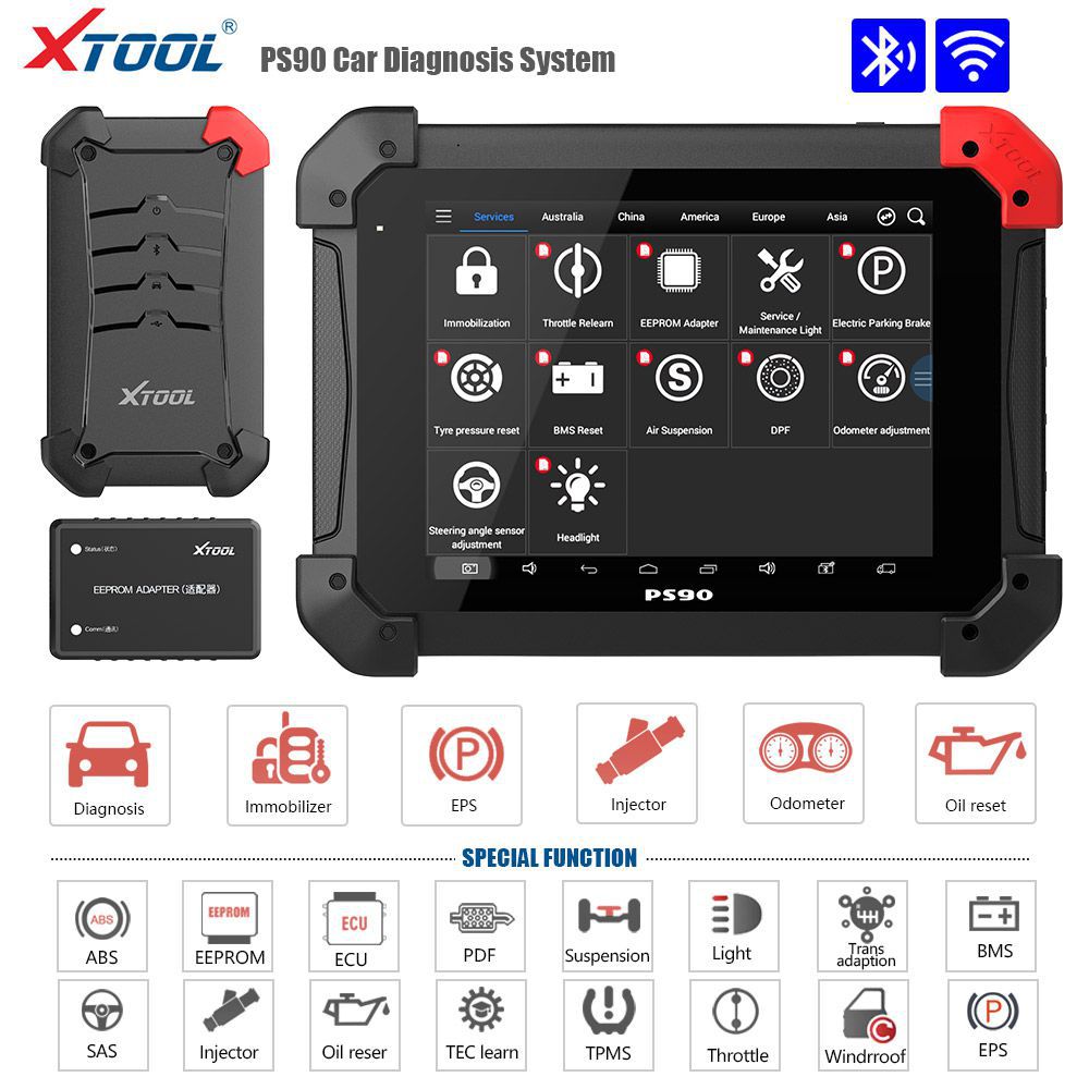 Xtoo machine ps90 pro - Pro diagnostics tool for Diesel Oil Vehicle and camion ps90 Heavy code scanner