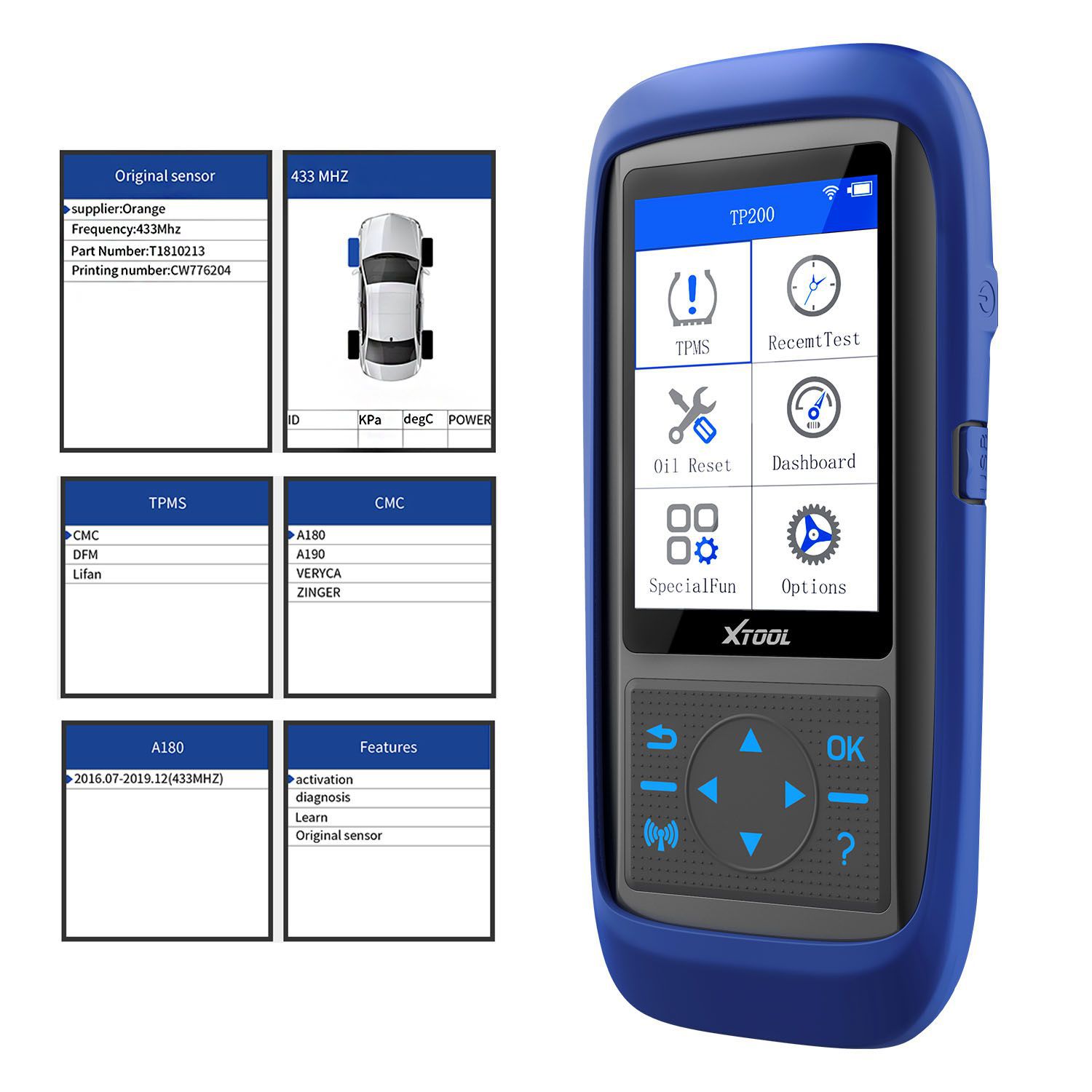 Hyzor nexzdas Lite Systems Diagnostic tool + oil reset + tmps + EPB + ABS + SAS + DPF Android System