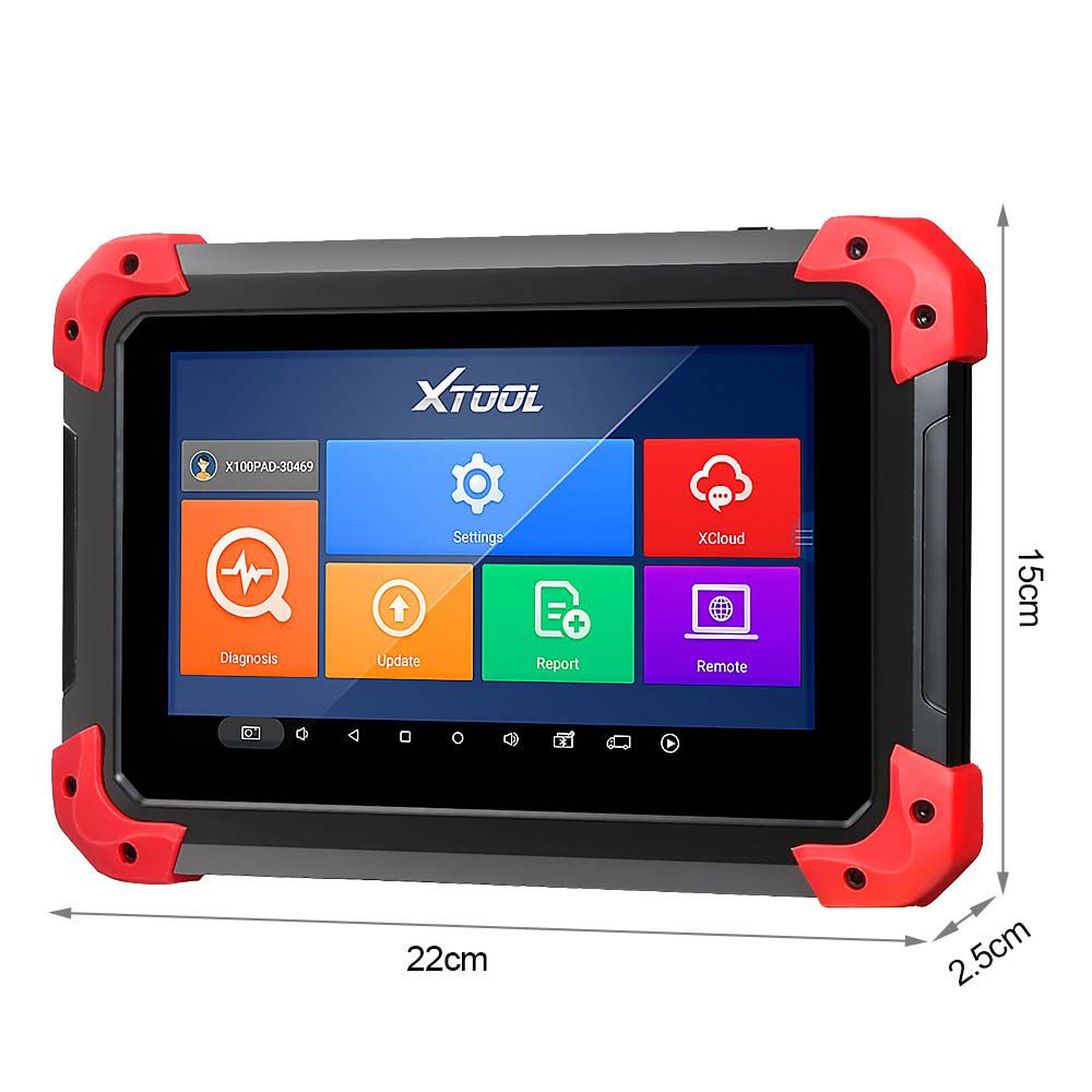 Xtool X - 100 tablette key program avec adaptateur EEPROM pour des fonctions spéciales