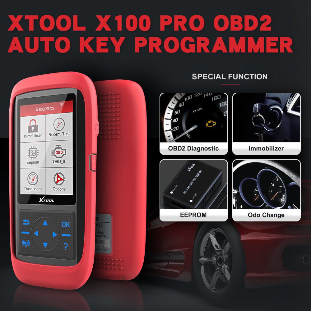 Xprotex100 pro2 programmation de clé automatique avec adaptateur EPROM