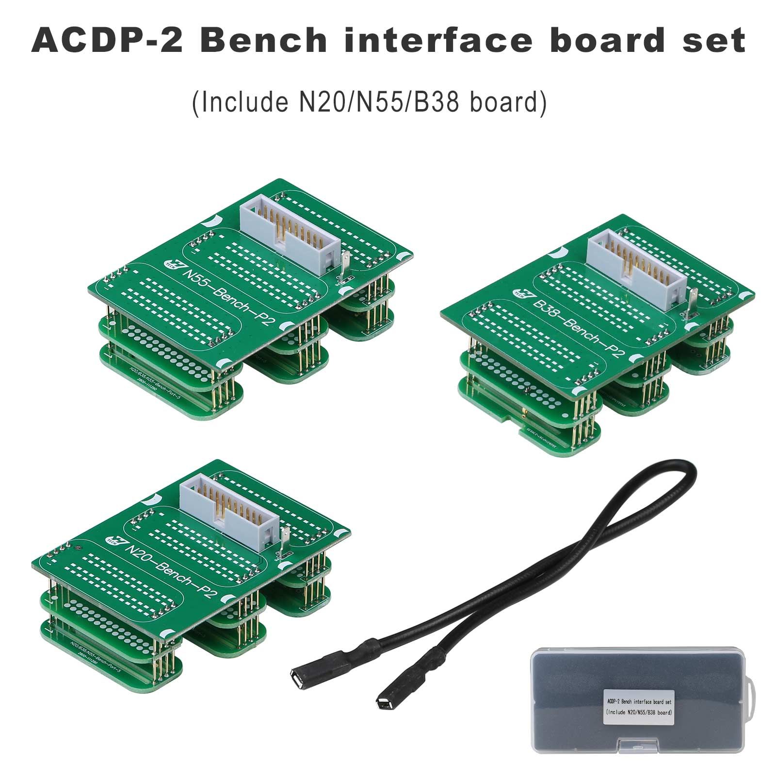 Yanhua Mini ACDP-2 BMW CAS Package avec Module1 CAS Module et Module3 ISN Module et N20/N55/B38 Banque Interface Board