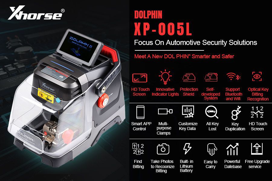 Xhorse Dolphin xp005l XP - 005l machine de découpe de clés