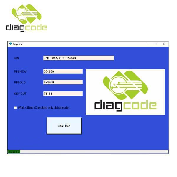 Diagcode for Hyundai and Kia Software Display