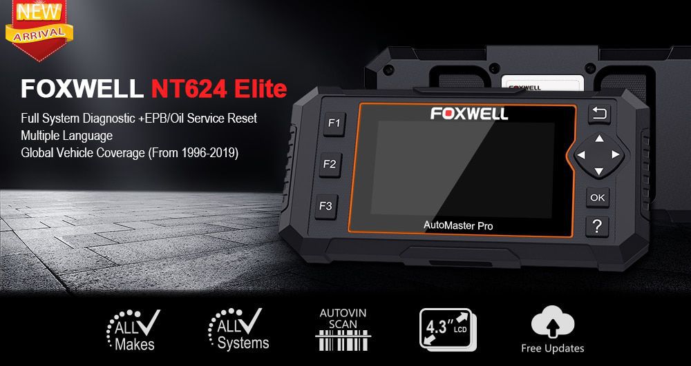 Fxwell nt624 Elite OBD2 scanner