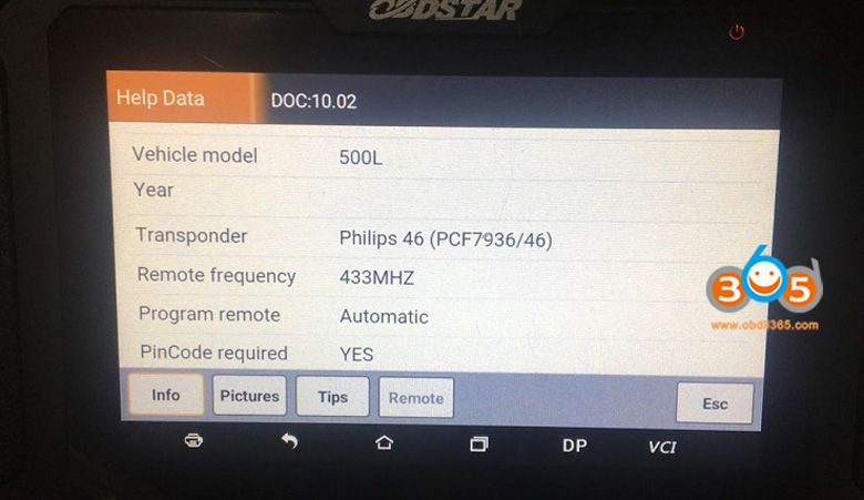 Oxstar - x300 pro4 Equipment Information