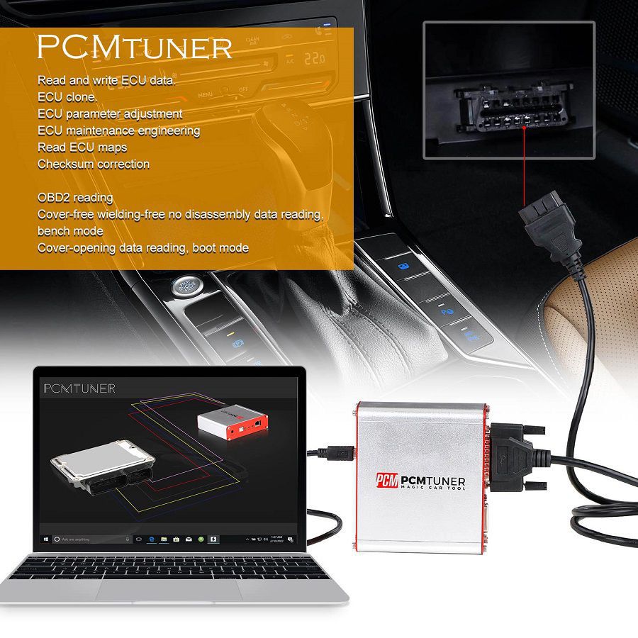 Version 1.21 programmeurs PCM Tuner ECU avec 67 modules