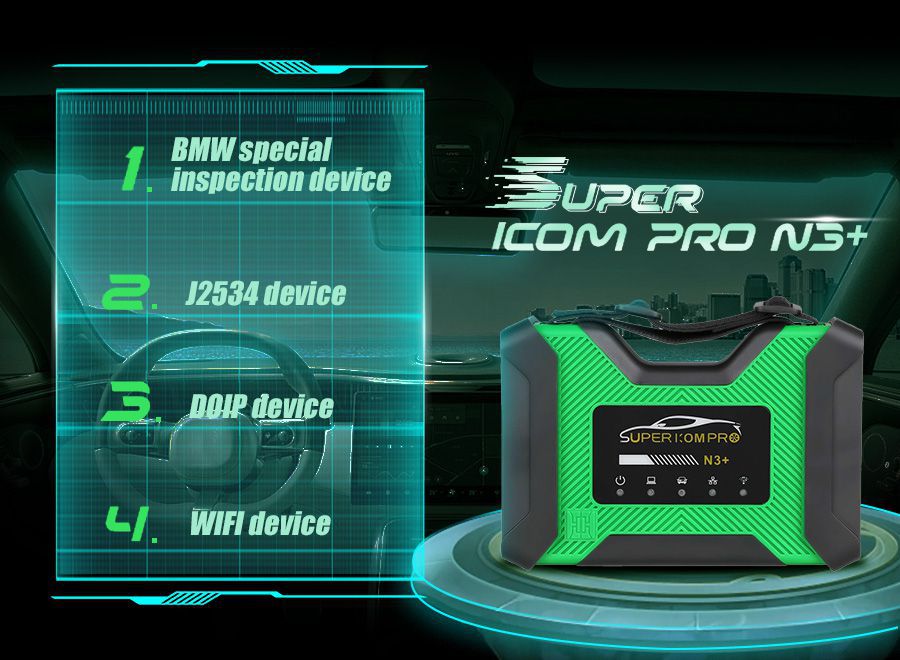 Scanner super ICOM pro N3 + BMW