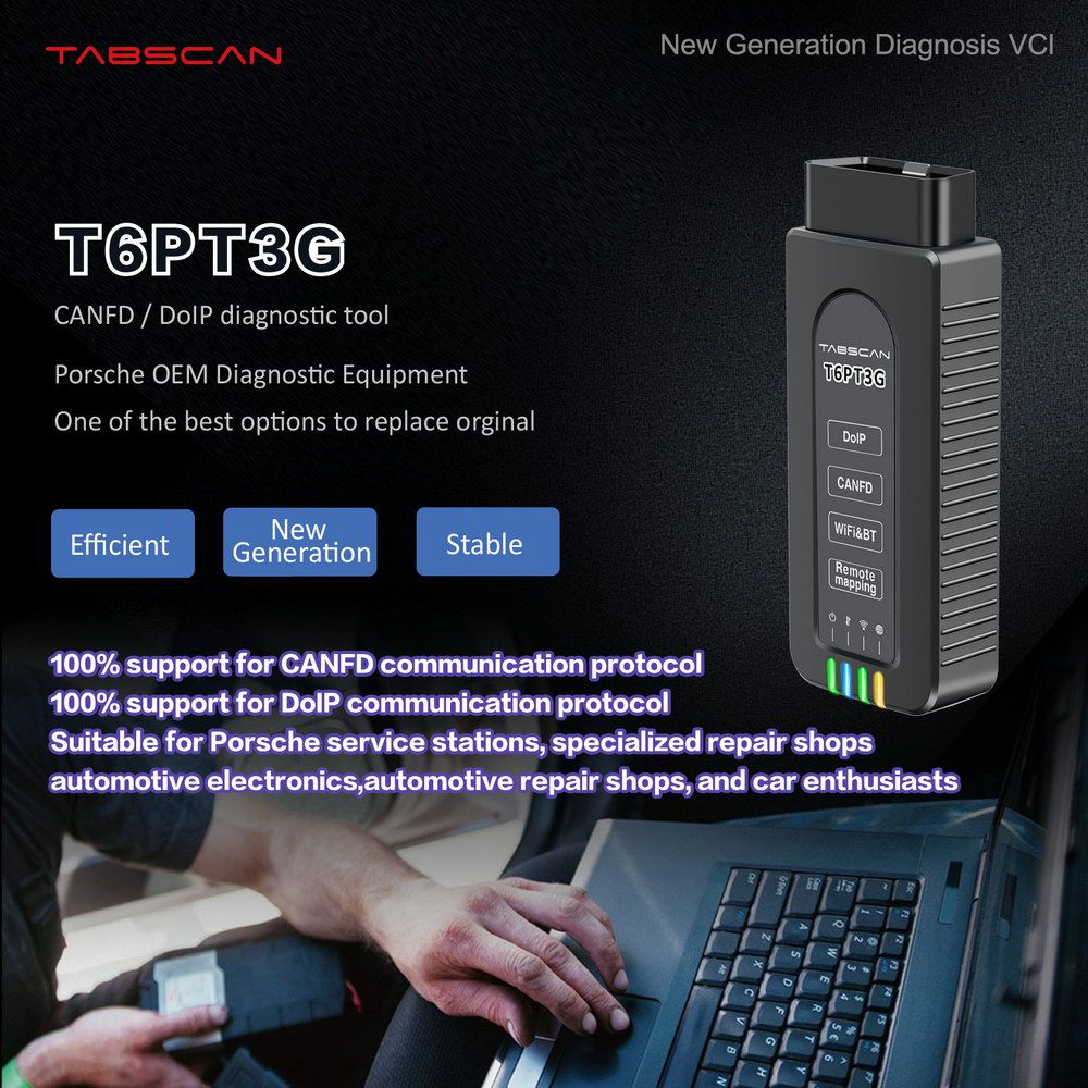 Tabscan t6pt3g diagnostic VCI 