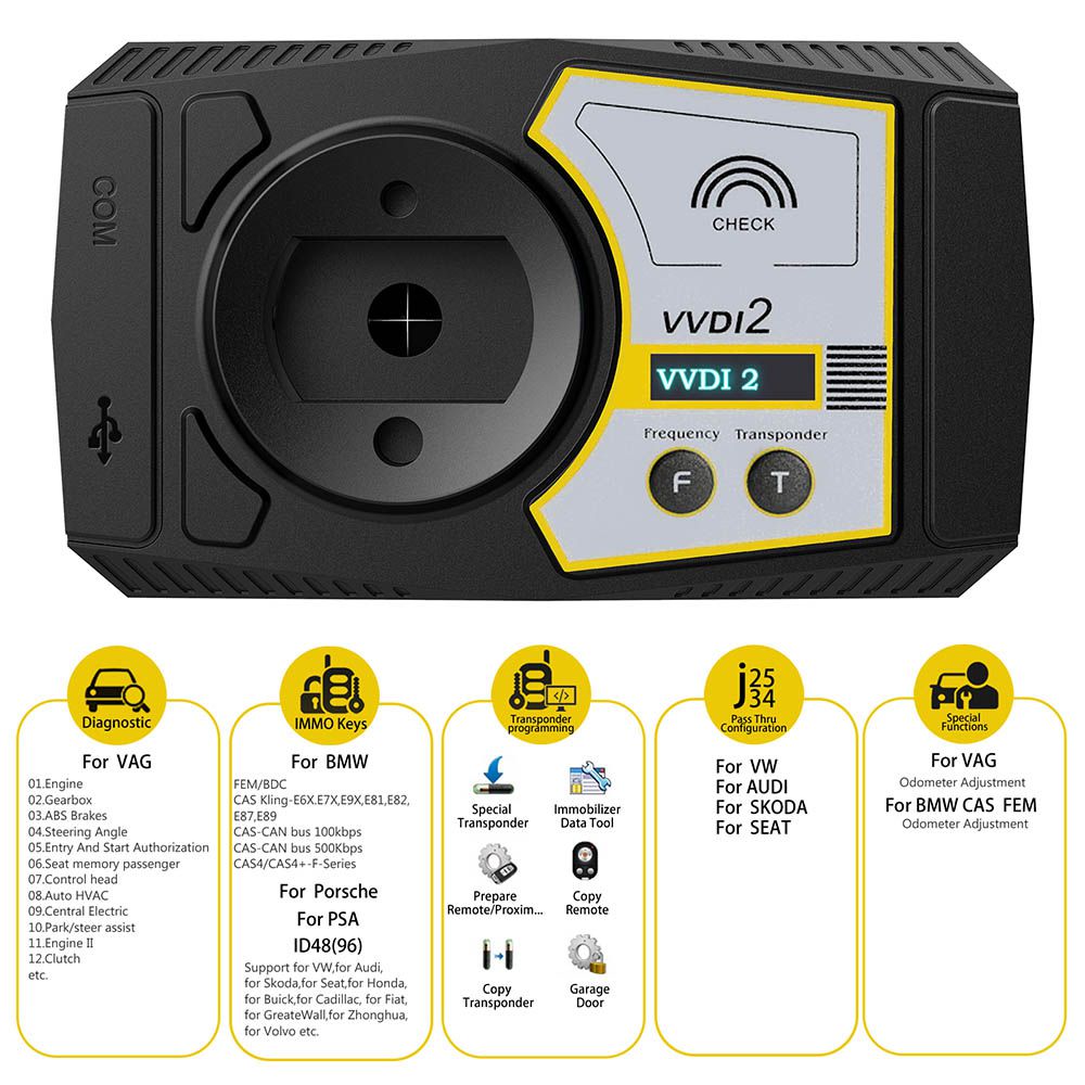 V7.3.7 Xhorse VVDI2 Kit complet