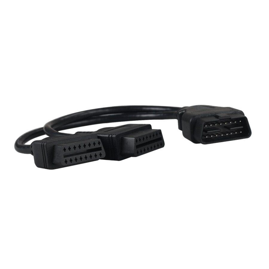 Elm327 OBD2 extension de câble 1 à 2 paires de moteurs