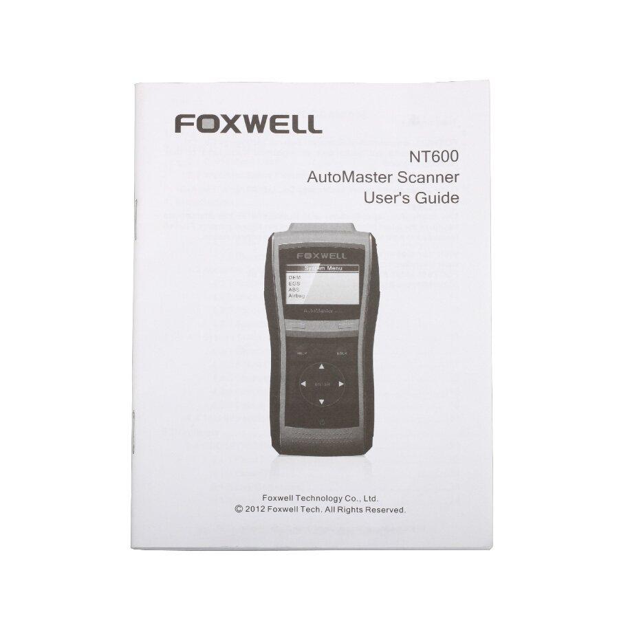 Foxwell nt600 Engine airbag ABS SRS Reset scanner Tool automobile