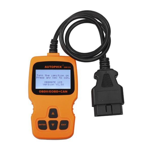 Autophix om 123 OBD2 eobd portable Motor code reader (orange)