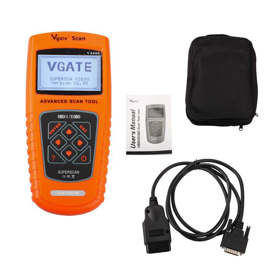 Vb600 vgatescan, scanneur obdi / eobd.