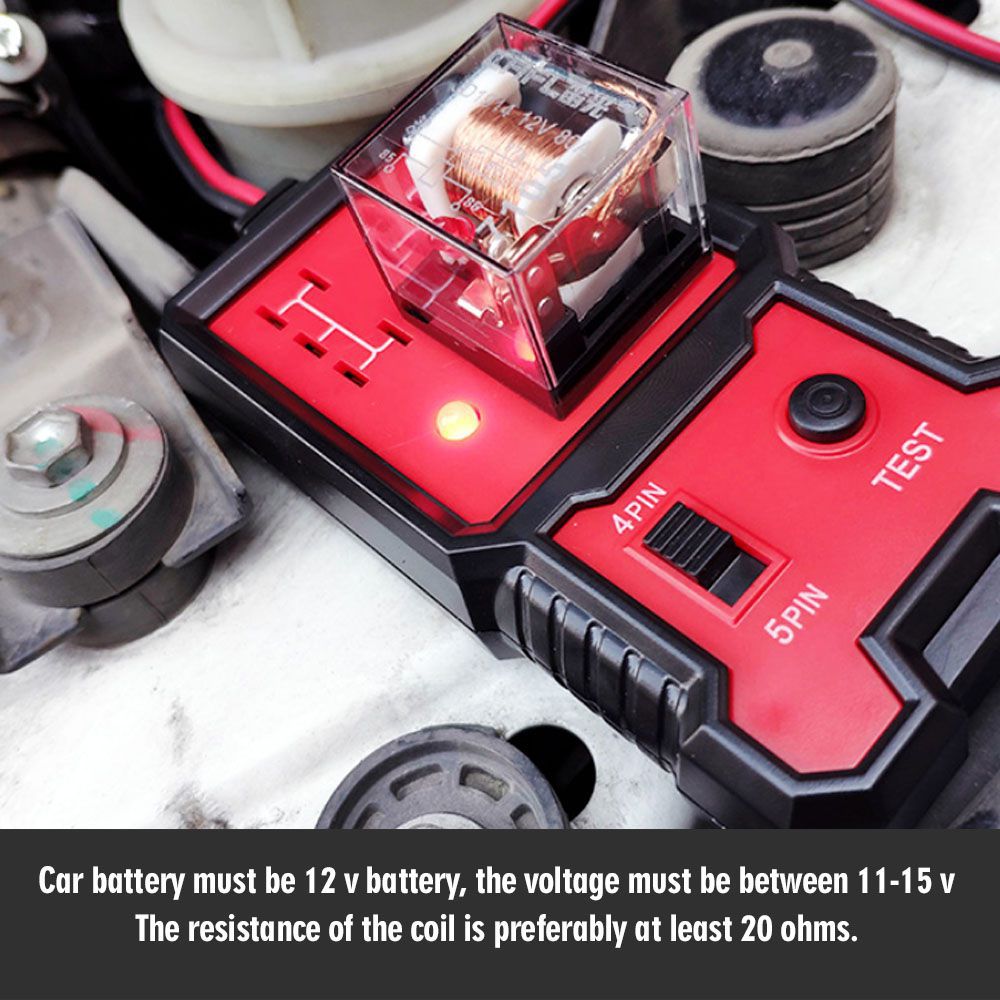 12 v testeur électronique de relais automobile outil de diagnostic de batterie automobile